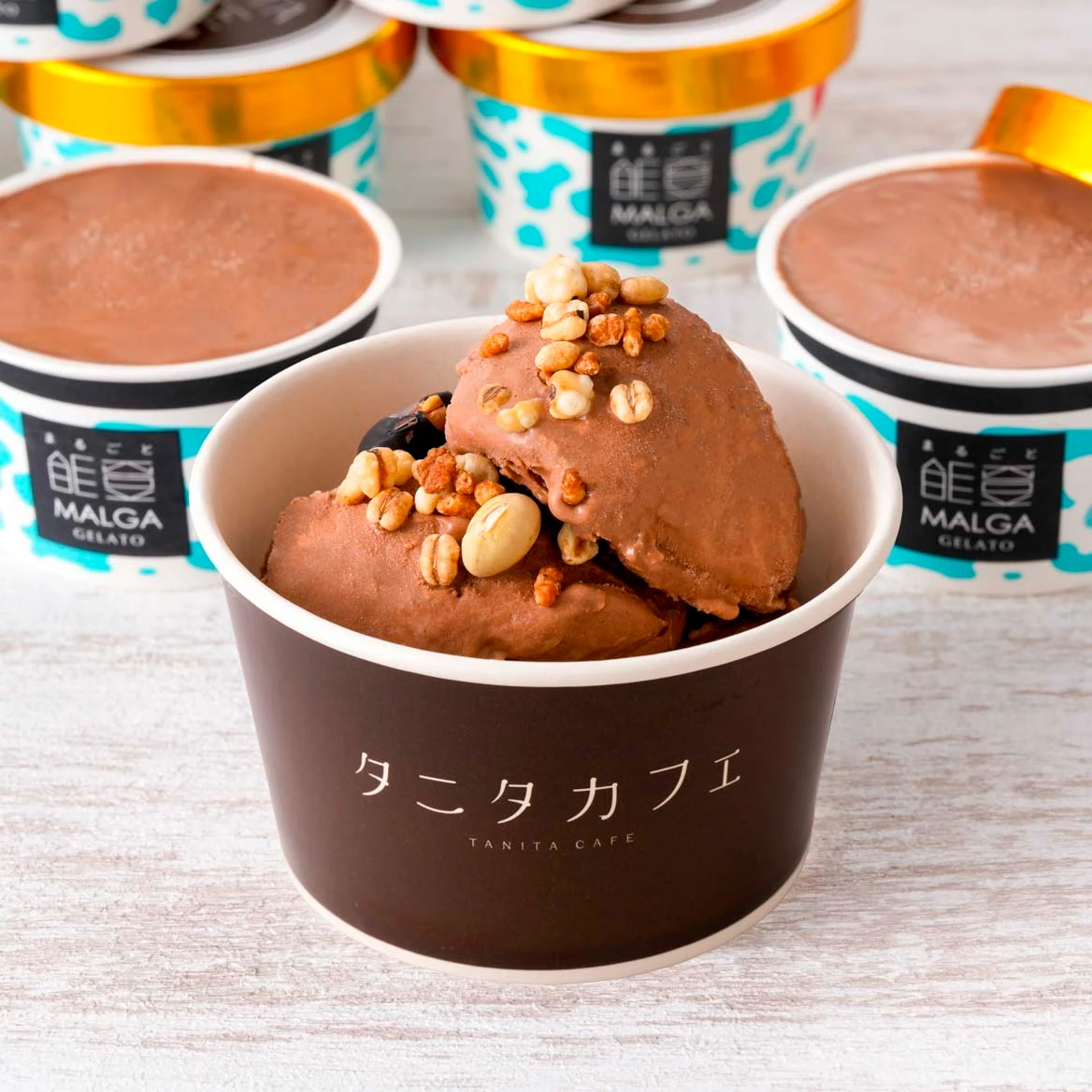 マルガージェラート」×「タニタカフェ」新フレーバー登場《チョコmiso