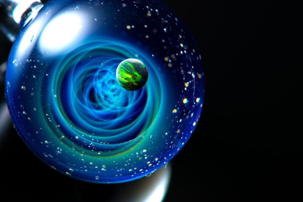 「宇宙ガラス」POP UP