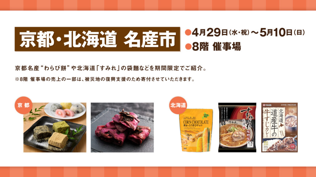 京都・北海道 名産市